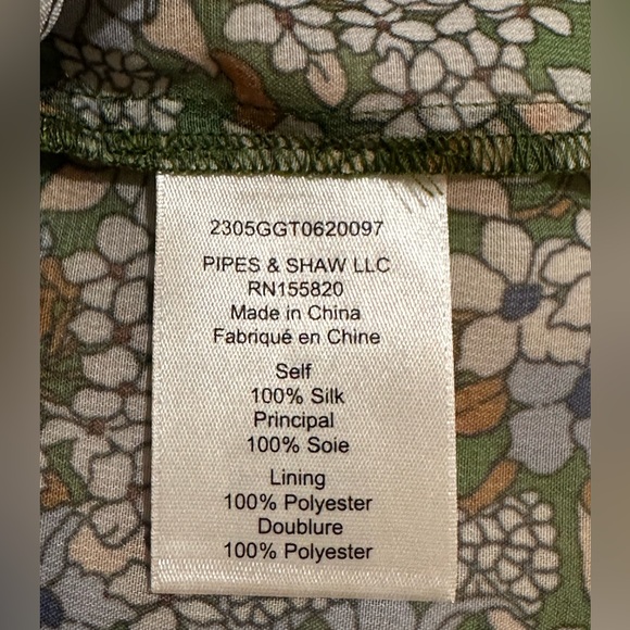 NEW $698 Veronica Beard AVENEL DRESS COLOR FOREST ARMY MULTI, 100% Silk - Picture 10 of 12